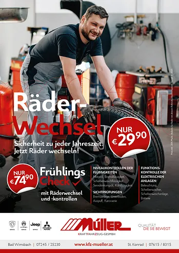 Räderwechsel nur € 29,90