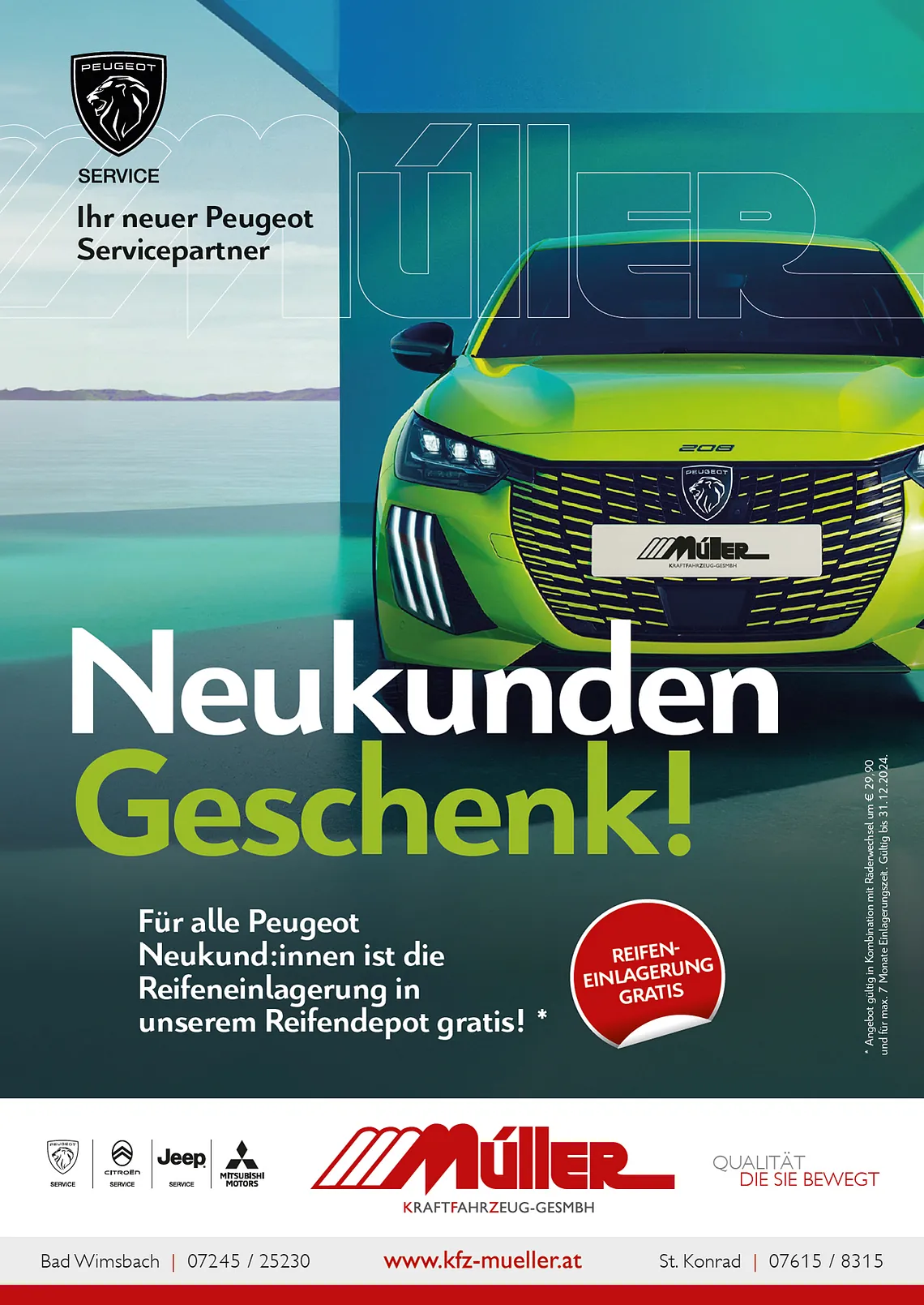 Peugeot Neukunden Geschenk 